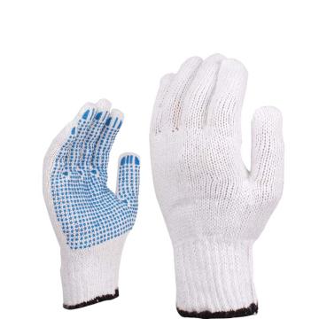 代尔塔 208006-9 涤棉针织点塑手套，12副/打