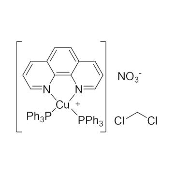 CAS：33989-10-5|(1,10-菲啰啉)双(三苯基磷)硝酸铜二氯甲烷络合物|98%|600774-25g