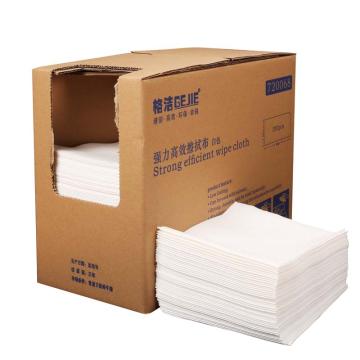 强力高效擦拭布 折叠式 30cm×35cm×300张/盒 4盒/箱 白色