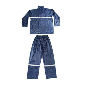 代尔塔407004 涤纶分体雨衣，藏青色，XL