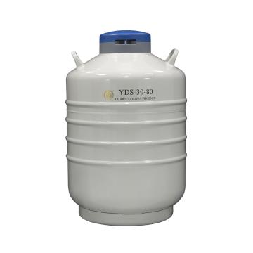 贮存型液氮生物容器，含6个120mm高的提桶，YDS-30-80