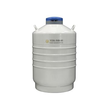 运输型液氮生物容器，YDS-50B-80，含6个120mm高的提桶