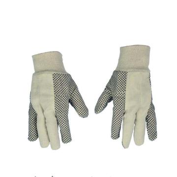 代尔塔 208007-10 PVC点塑棉质手套，12副/打