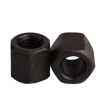 六角厚螺母,GB6171 M10-1.25 碳钢8级，发黑，细牙,100个/包