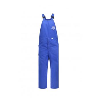 雷克兰 HRC 4级 48Cal/cm2 防电弧背带裤，蓝色，L（DH经济面料）