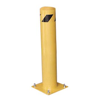 钢制低位防撞柱-钢制,黄色粉末喷涂,含安装配件,壁厚3mm,Φ115×610mm，11213