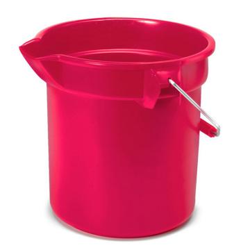 乐柏美BRUTE 圆形桶，红色，13.2L