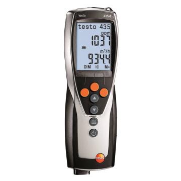 德图/Testo testo 435-3多功能测量仪，带内置压差测量，检测暖通空调系统和室内空气质量，可选配多种探头