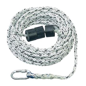 霍尼韦尔 三股安全绳，配有1个安全钩和1个重锤，14mm，50米，1002895