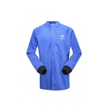 雷克兰 HRC 4级 48Cal/cm2 防电弧大褂式上衣，蓝色，XXL（DH经济面料）