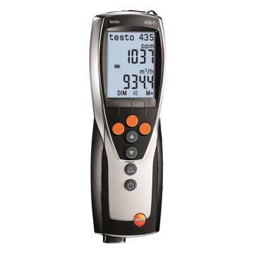德图/Testo testo 435-1多功能测量仪， 检测暖通空调系统和室内空气质量，可选配多种探头