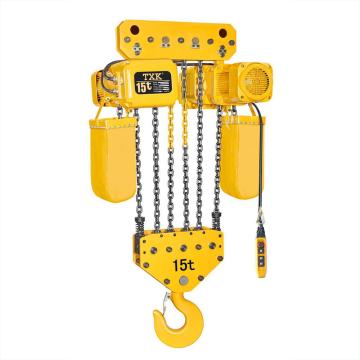 15T 挂钩式环链电动葫芦,  标准（双速型）提升高度 6m