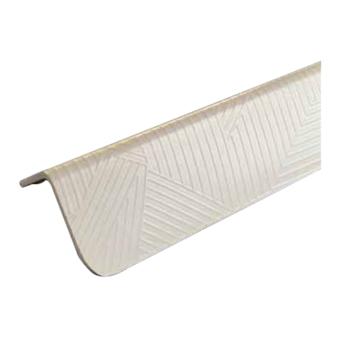 PVC墙面护角-进口PVC材质,交叉纹,米色,内附双面胶,36mm×36mm×1.5m,厚2.2mm,10根/包，15504