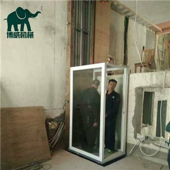 新疆室内外小型观光别墅电梯 液压家用电梯- 博威生产