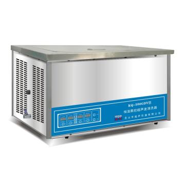 超声波清洗器，台式恒温数控，KQ-500gDV，容量：27L，超声功率：500W，超声频率：40KHz，恒温可调：0-80℃