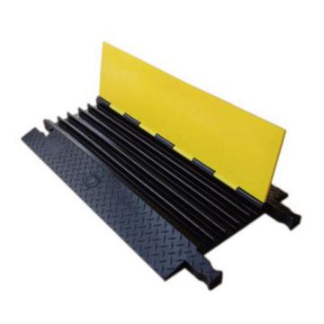 重型5槽线缆保护带-高强度塑胶材质,抗压强度18吨,黄黑条纹,线槽宽42mm,900×500×55mm，11113