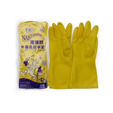 防水橡胶手套，M号，32cm