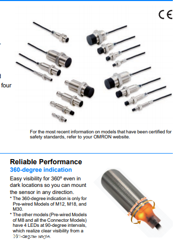E2B-M12KS04-WP-C1，必看资料OMRON接近开关