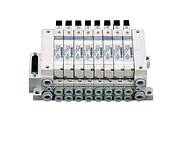 SMC底板配管型5通电磁阀操作简便，SY7140-5DZ   