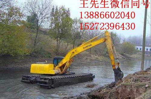 东营利津水上挖机出租多少钱一天