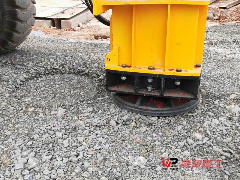 液压夯实机威派装载机夯实机施工大比拼