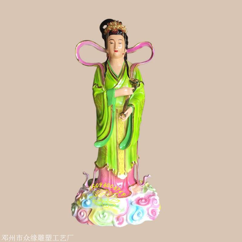 七仙女神像天地姻缘七仙女董永七姑娘玻璃钢道教神像