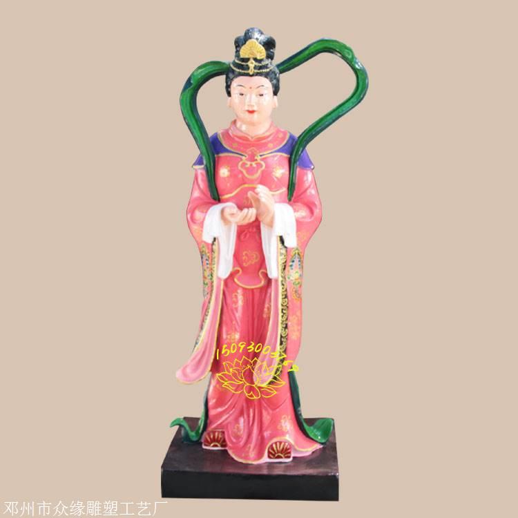 彩绘神像 河南众缘佛像厂批发 七仙姑神像董永牛郎树脂彩绘