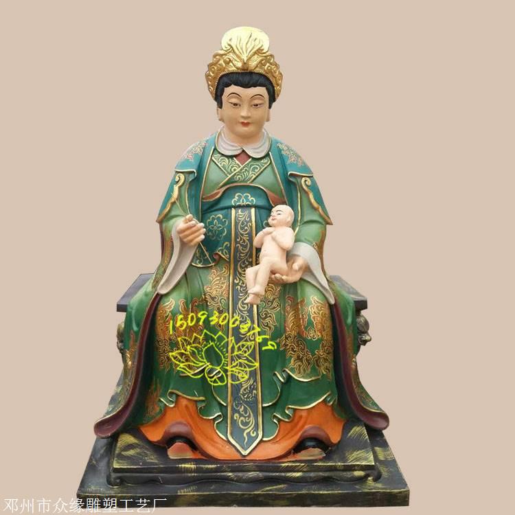 河南南阳佛像厂家供应12米绿石娘娘佛像神像