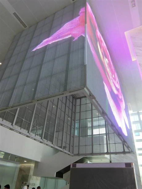 led显示屏厂家生产玻璃幕墙l