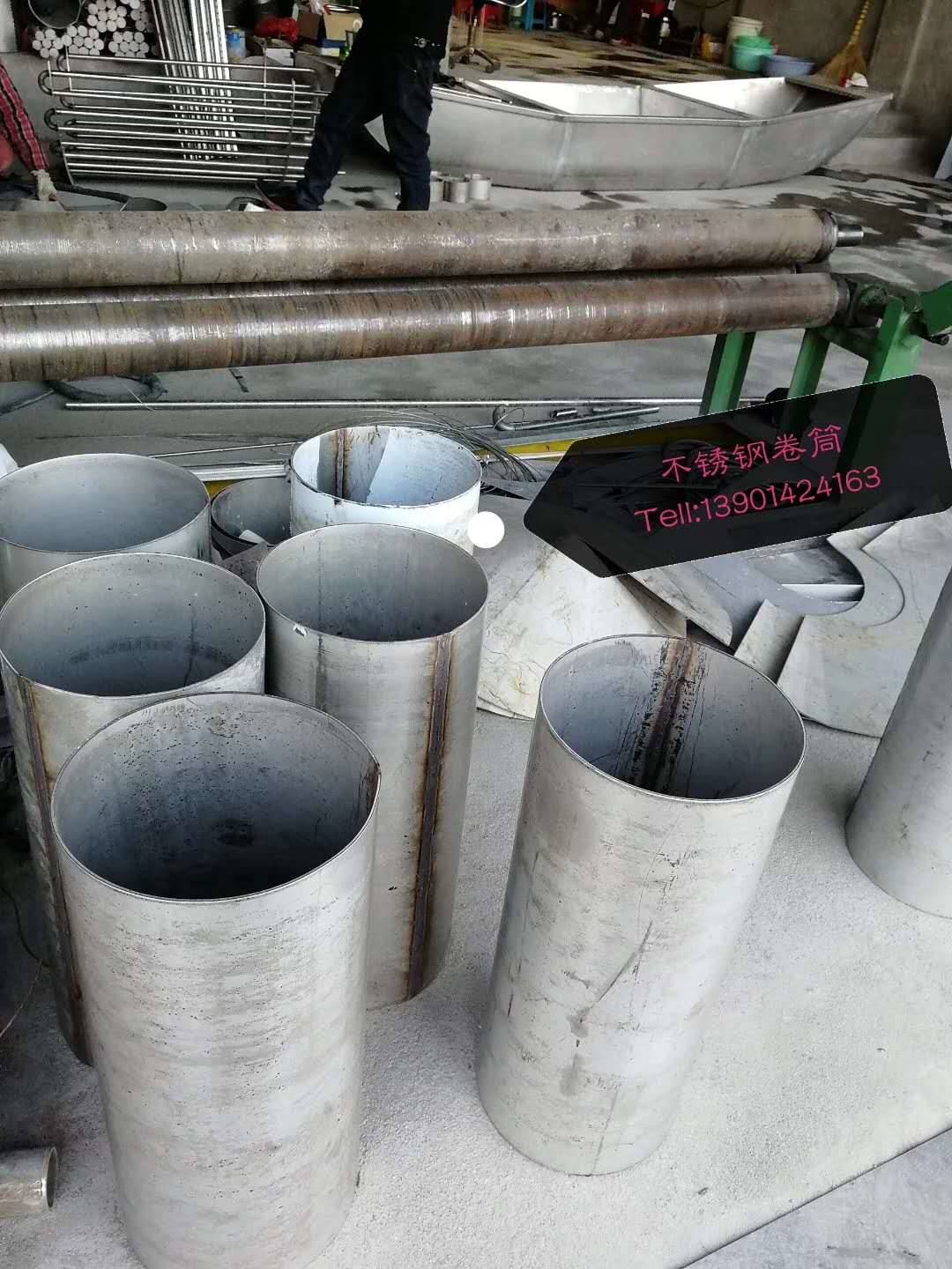 304卷筒不锈钢板割圆割方折弯激光