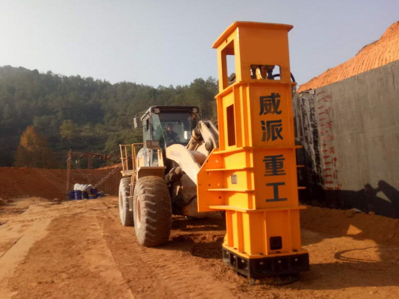 液压夯实机威派冲击夯实机施工案例