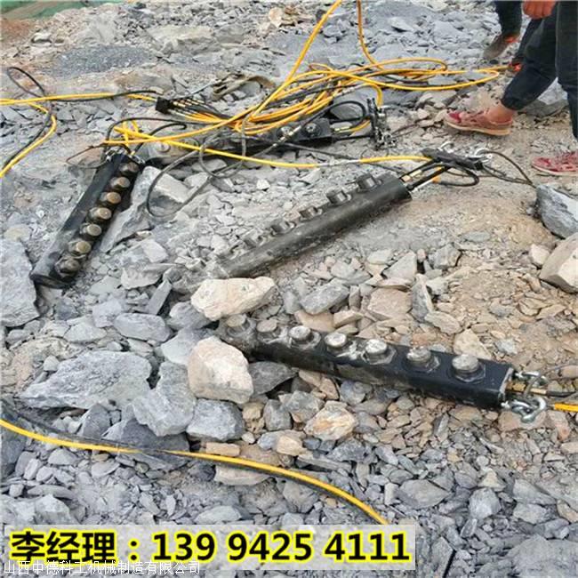 德州城市建设代替放炮开挖地基岩石的机械静态环保