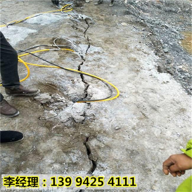 梧州藤县岩石破裂代替传统放炮岩石致裂器代替放炮