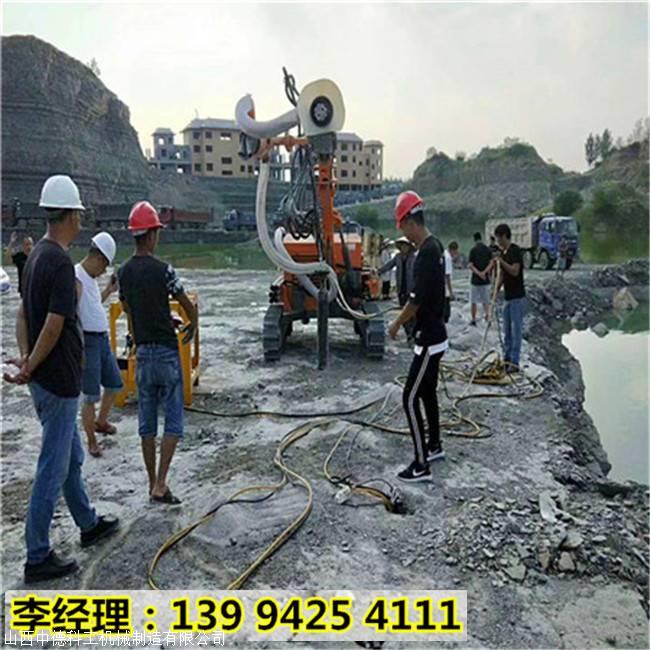 甘肃陇南机场扩建分裂岩石液压凤凰彩票app手机版机效果视频
