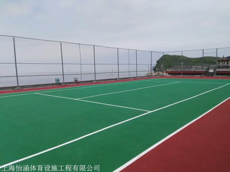 浦东网球场施工