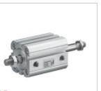 R422001776，紧凑型气缸，德国安沃驰