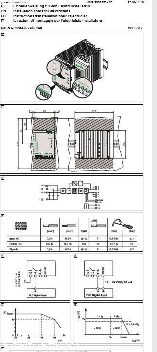 菲尼克斯安全继电器附操作说明书