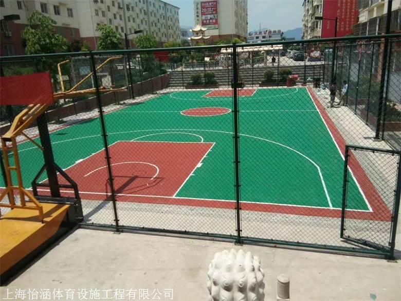 篮球场塑胶地坪施工*设计