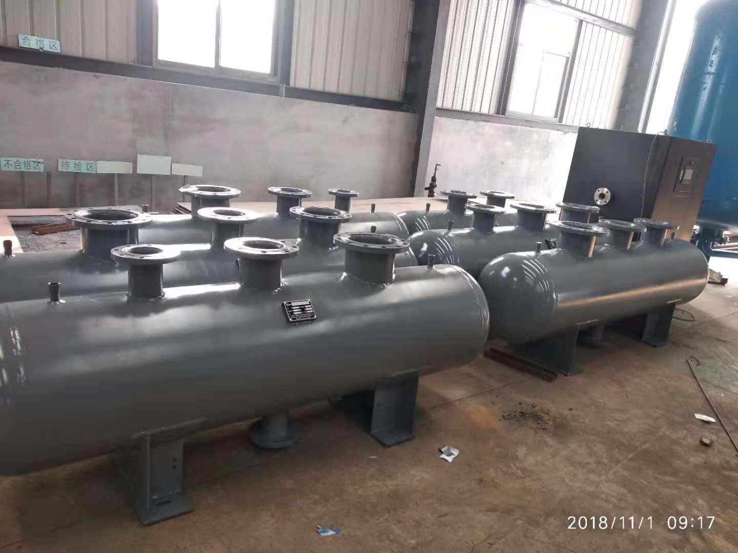 太原分集水缸價格 石家莊空調(diào)冷水系統(tǒng)分集水器