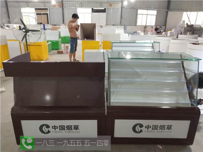 宁夏固原样品酒架烟玻璃柜批发价格