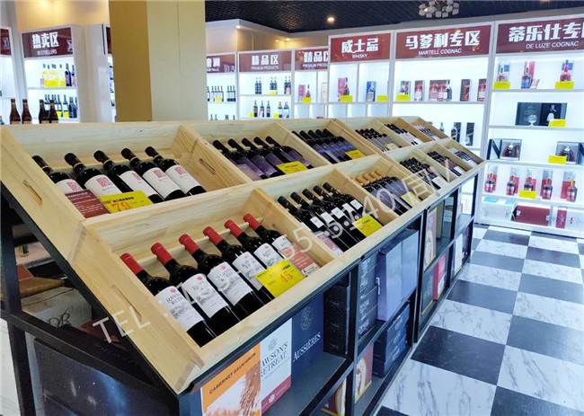 好看小烟柜广东揭阳烟酒专柜亮光烤漆