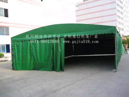 杭州定做推拉帐篷 推拉轮式雨棚厂家