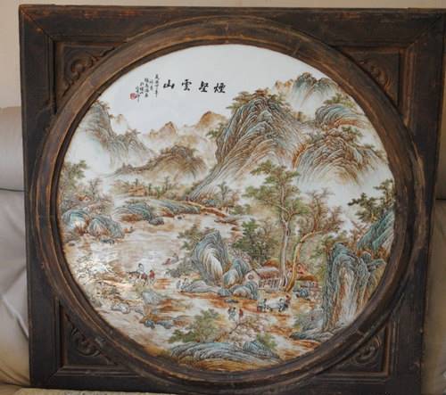 2019年现在张志汤瓷板画的价格