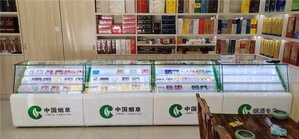 河北保定茶叶展示台烟玻璃柜厂家直供