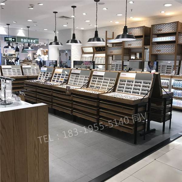 大同CAPONI/东莞眼镜展示柜定做实木眼镜货架
