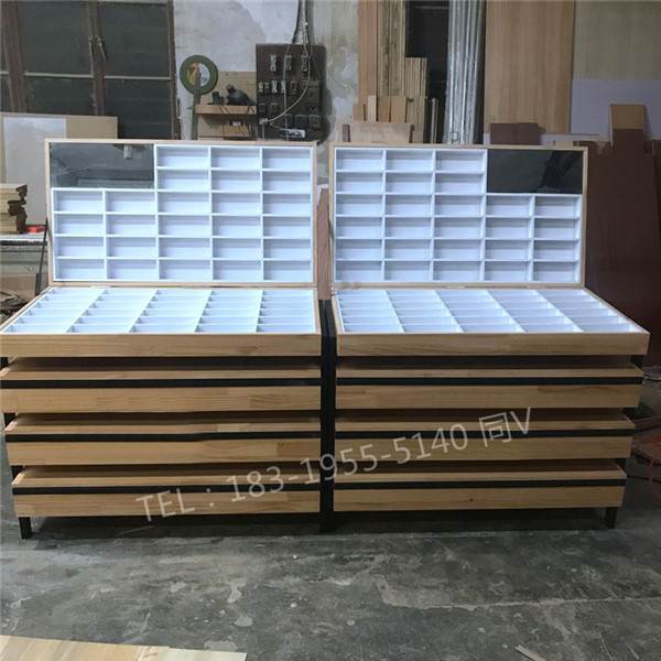 福建龙岩中岛眼镜货架/眼镜柜中岛展示柜烤漆木质