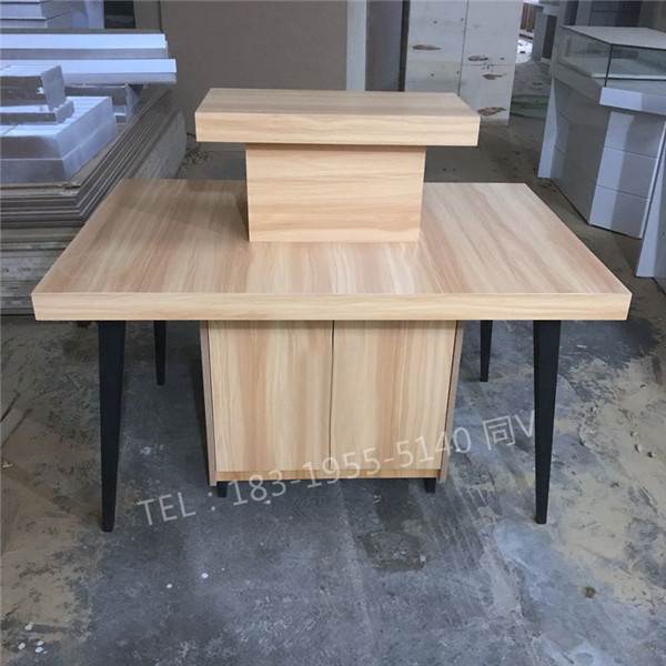 津南CAPONI/眼镜柜台厂家木纹免漆板眼镜展架