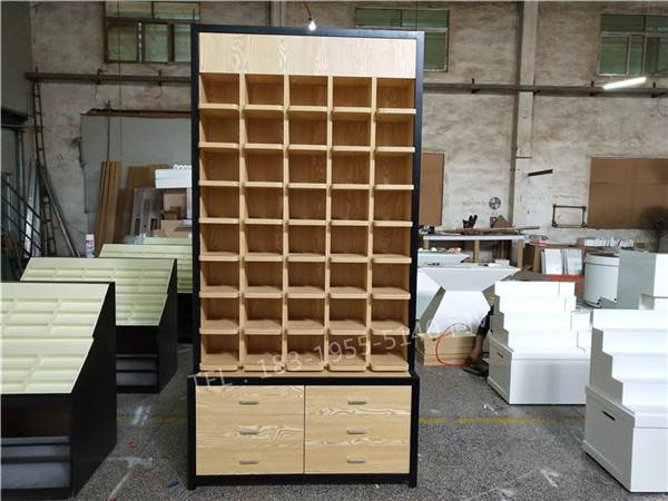 山东菏泽木质眼镜展示柜/眼镜柜中岛展示柜烤漆木质
