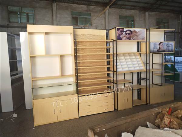 广东湛江防辐射眼镜货架靠墙眼镜展示高柜各种款式