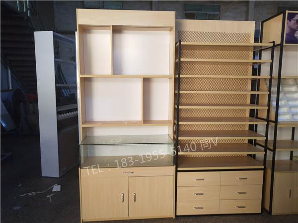 津南CAPONI/眼镜柜台厂家木纹免漆板眼镜展架